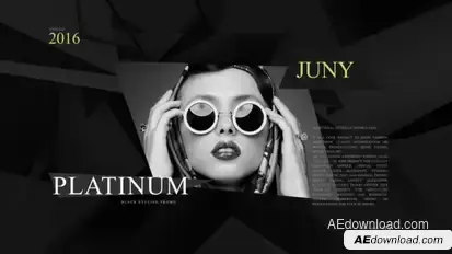 Platinum Fashion Promo Video Displays template preview