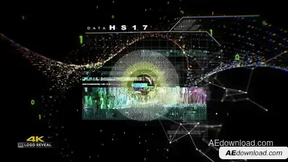 Player Glitch Eye 4K Logo Reveal Logo Stings template preview