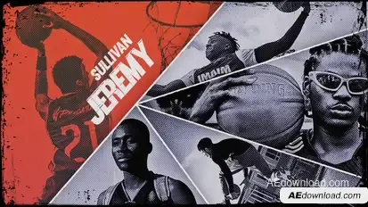 Player intro Lineup broadcast-packages template preview