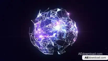 Plexus Globe Logo Reveal Logo Stings template preview