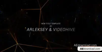 Videohive Plexus Titles 20474573 Video Displays template preview