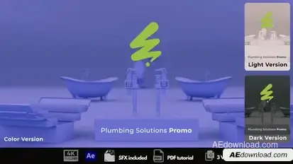 Plumbing Solutions Promo Openers template preview