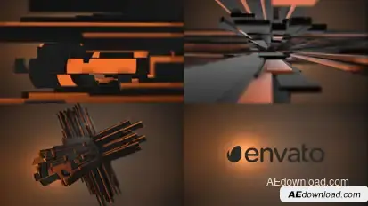 Plus Element 3D Logo Opener Logo Stings template preview