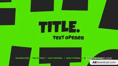 Text Intro Titles template preview