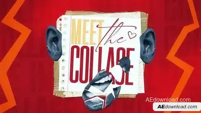 Podcast Collage Intro Openers template preview