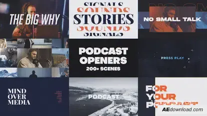 Podcast Product Promo template preview