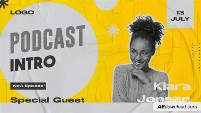 Podcast Intro Openers template preview