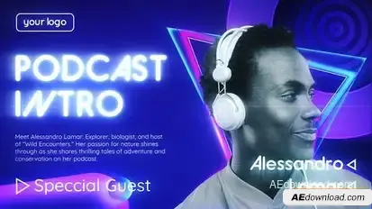 Podcast Intro Openers template preview