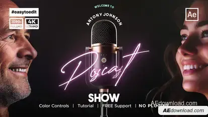 Podcast Intro Openers template preview