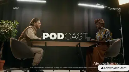 Podcast Intro Openers template preview