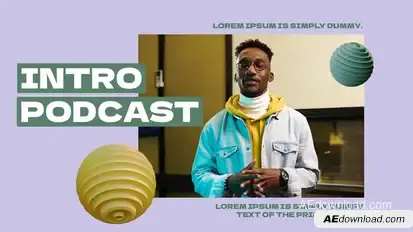 Podcast Intro | AE Openers template preview