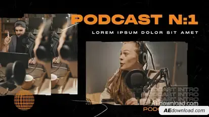 Podcast Intro | AE Openers template preview