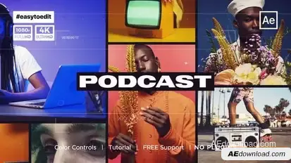 Podcast Intro Opener Openers template preview