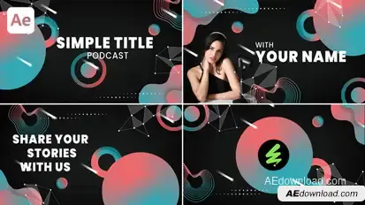 Podcast Intro Opener Openers template preview