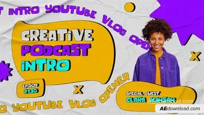 Podcast Intro | Youtube Vlog Opener Openers template preview