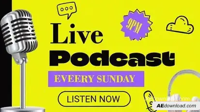 Videohive Podcast Opener 57257806 Openers template preview