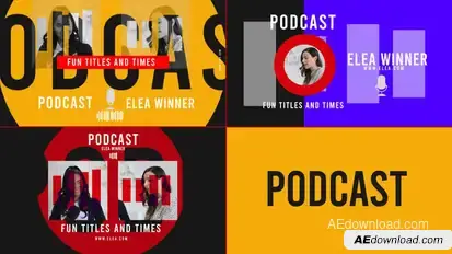 Podcast Opener Openers template preview