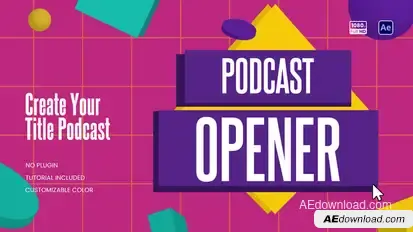 Podcast Opener Openers template preview