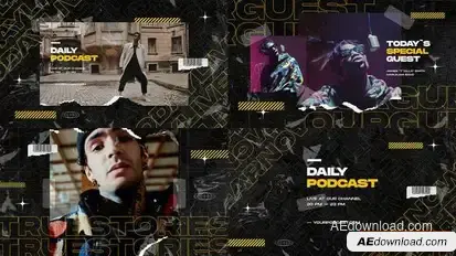 Podcast Opener / Urban Hip Hop Promo / Dynamic Music Talkshow / Youtube Vlog Intro Openers template preview