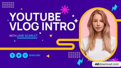 Podcast Youtube Vlog Intro Openers template preview