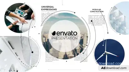 Point Presentation Video Displays template preview