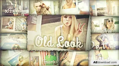 Polaroid Photo Album Video Displays template preview