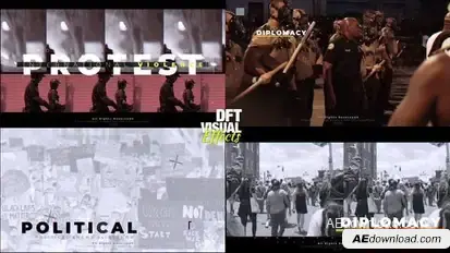Political&News Slideshow Openers template preview
