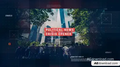 Political News Slideshow / Digital Corporate Opener / Technology Business / Economy Crisis Openers template preview