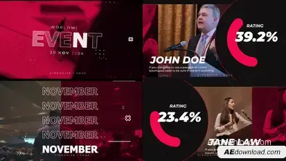 Politics Debate Intro broadcast-packages template preview