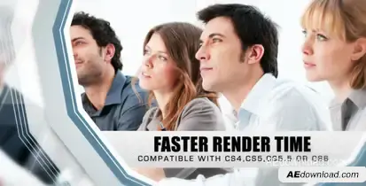 Polystar Presentation Video Displays template preview