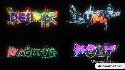 Polytype Title Opener Titles template preview