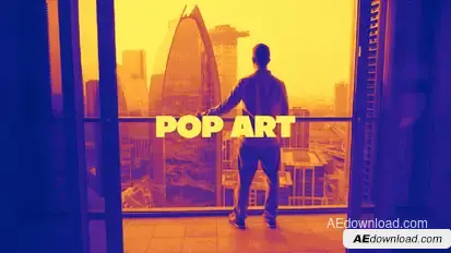 Pop Art Overlays Elements template preview