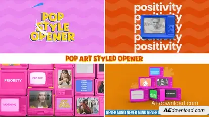 POP Art Styled Opener Openers template preview