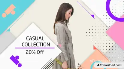 Pop Promo Slide Video Displays template preview