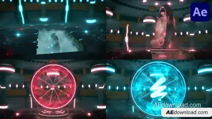 Portal Of Light for After Effects Openers template preview