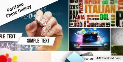 Portfolio & Gallery Video Displays template preview