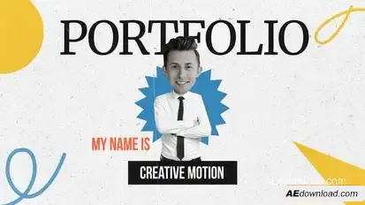 Collage Portfolio Promo || Resume || Presentation Openers template preview