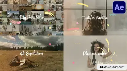Portfolio Slideshow | After Effects Elements template preview