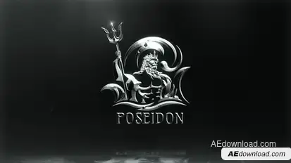 Poseidon Logo Logo Stings template preview