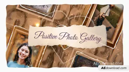 Positive Photo Gallery Video Displays template preview