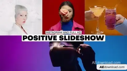Positive Slideshow Openers template preview
