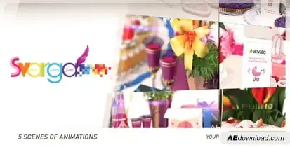 Videohive Postcards Logo Pack Video Displays template preview