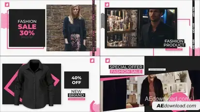 Poster Animation | Colorful Fashion Sale Product Promo template preview