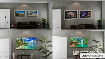 Poster Frame in the Room Mockup Product Promo template preview