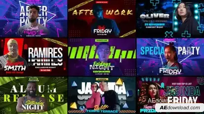 Videohive Poster Freeze Frame Elements template preview