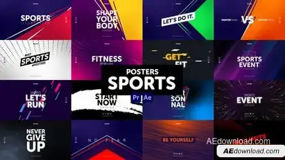 Posters Sports Openers template preview