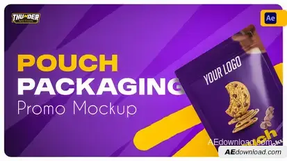 Pouch Packaging Promo Mockup Product Promo template preview