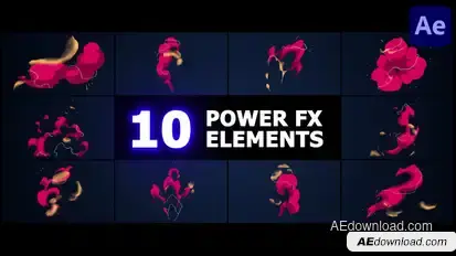 Power Elements | After Effects Elements template preview