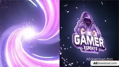 Powerful Electric Logo Reveal Logo Stings template preview