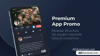 Premium App Promo Phone 12 Pro Product Promo template preview